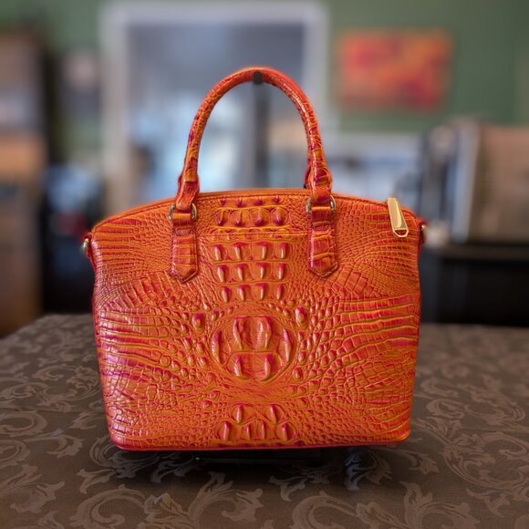 Brahmin Duxbury Satchel Dusty Orange NWT - Picture 2 of 10